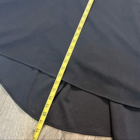 La Femme NWT Long Black Jersey Gown Dress Size 6 Off The Shoulder $338 28209 - Picture 4 of 14